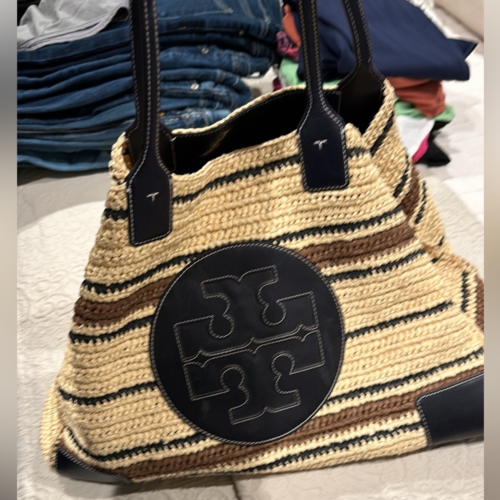 Tory Burch straw tote